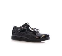 Womens Patent Dolly Shoes 3D Bow Black 7 UK
