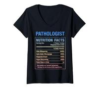 Women's Pathologist Facts V-Neck T-Shirt