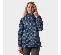Women's Patterned Packable Jacket - Navy, Navy 14