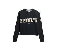 Women's patterned sweatshirt Superdry Athletic Essential Bleu XS