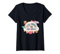 Women's Paul Frank Its Cool to Be Kind Julius Monkey V-Neck T-Shirt