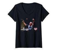 Womens Paul Gascoigne Goal Rangers V Celtic Scottish Football 1996 V-Neck T-Shirt