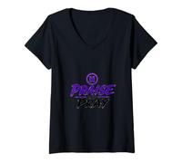 Women's Pause. Praise. Pray. V-Neck T-Shirt