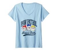Womens Paw Patrol Brave Buds Rescue Team V-Neck T-Shirt