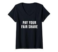 Women's Pay Your Fair Share V-Neck T-Shirt