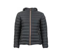 Women's Peak Mountain Fine Hooded Puffer Noir 2XL