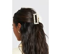Womens Pearl Flower Claw Clip Pearl One Size