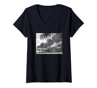 Womens Pearl Harbor USS Shaw V-Neck T-Shirt