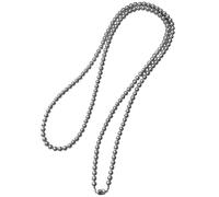 Womens Pearl Sweater Necklace, Opulent Layered Style, Nickle-Free, Classy And Rich For Celebrations And Gatherings, Gray, 0.2 Bead Diameter & 47.2 Overall Length