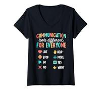 Women's Pediatric Speech Therapy SLP Speech Therapist V-Neck T-Shirt