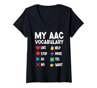 Women's Pediatric Speech Therapy SLP Speech Therapist V-Neck T-Shirt