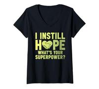 Women's Peer Support Specialist PSS Funny Peer Support Specialist V-Neck T-Shirt