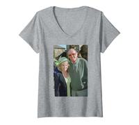 Womens Peggy Mitchell Frank Butcher Eastenders Barbara Windsor V-Neck T-Shirt