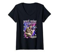 Women's Pencil Wedge Expert Scorecard Saboteur Bootleg Funny Golf V-Neck T-Shirt