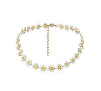 Womens Pendant Necklace Little Clavicle Chain Women's Temperament Painted Letter A for