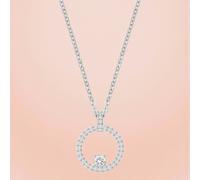 Womens Pendant Necklace Swarovski Creativity Circle Chain 5198686 Christmas Gift