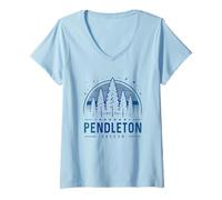 Womens Pendleton | Pendleton Oregon | Pendleton OR Trekking A3X V-Neck T-Shirt