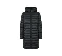 Women's Pepe Jeans Ammy Long Hooded Puffer Noir XS