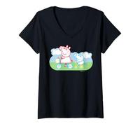 Women's Peppa Pig Bicycle V-Neck T-Shirt
