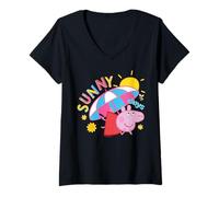 Women's Peppa Pig Sunny Days V-Neck T-Shirt