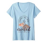 Womens Perhaps You Were Created For Such A Time As This Esther 4:14 V-Neck T-Shirt