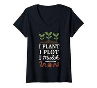 Womens Permaculture Regenerative Gardening Sustainable Homestead V-Neck T-Shirt