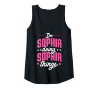 Womens Personalized Name, I'm Sophia Doing Sophia Things Tank Top