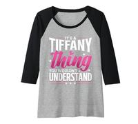 Womens Personalized Name, It's A Tiffany Thing Raglan Baseball Tee