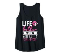 Womens Personalized Name, Life is Better When You are A Charlotte Tank Top