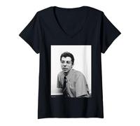 Womens Pet Shop Boys Neil Tennant Smash Hits by Virginia Turbett V-Neck T-Shirt