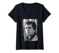 Womens Peter Gabriel Genesis Solsbury Hill Singer by Allan Ballard V-Neck T-Shirt