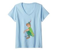 Womens Peter Pan Classic V-Neck T-Shirt