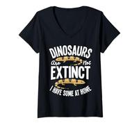 Womens Peter´s Banded Skink Owner Not Extinct Peter´s Banded Skink V-Neck T-Shirt