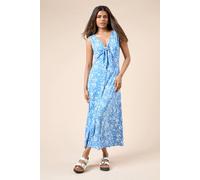 Petite Blue Floral Button Through Midi Dress Dorothy Perkins Blue 6