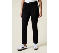 Womens Petite Comfort Stretch Slim Mom Jean Black 6