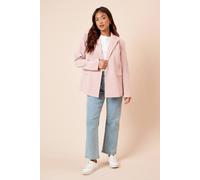 Petite Tailored Seam Front Detail Blazer Dorothy Perkins Pink 20