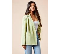 Petite Tailored Seam Front Detail Blazer Dorothy Perkins Sage 16