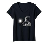 Women's Petula Clark My Love Pop Singer 1966 V-Neck T-Shirt