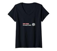 Women's Pflugart Drive Band Logo Small V-Neck T-Shirt