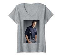 Womens Phil Mickelson PGA Pro Golfer LIV Golf League Michael Grecco V-Neck T-Shirt