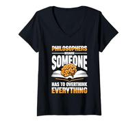 Womens Philosophy V-Neck T-Shirt