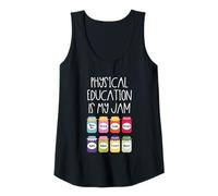 Womens Physical Education is My Jam PE Teacher Coach Gym Class Tank Top