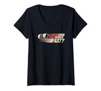 Women's Physical Education Teacher Field Day Make Me Look Faster V-Neck T-Shirt