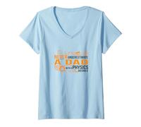 Women's Physics Degree dad V-Neck T-Shirt