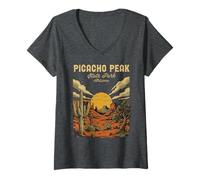 Women's Picacho Peak Park Arizona Vintage V-Neck T-Shirt