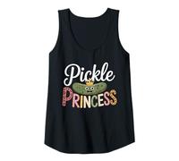 Womens Pickle Princess Dill Pickling Funny Pickles Cucumber Tank Top
