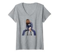 Womens Pierre Laroche Make-Up Artist 1973 Duffy Archive Photography V-Neck T-Shirt