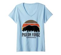 Womens Pigeon Forge V-Neck T-Shirt