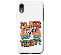 Womens Pilates Is My Therapy Yoga Workout Fitness Lover Case for iPhone XR