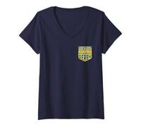 Women's Pinewood Derby Pit Crew Cub Scouts Badge Logo V-Neck T-Shirt